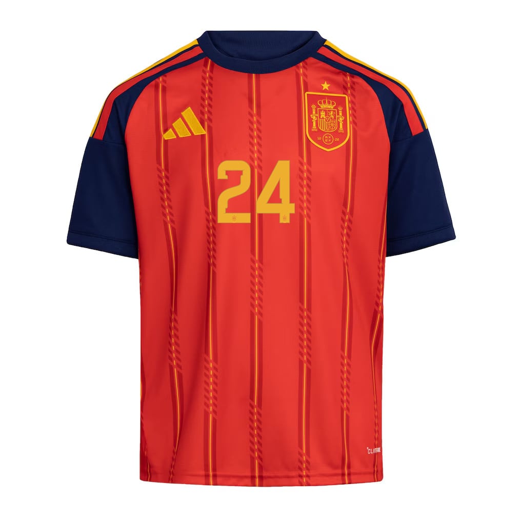 Marc Cucurella 24 Youth Spain National Team 2026 Home Jersey - Red