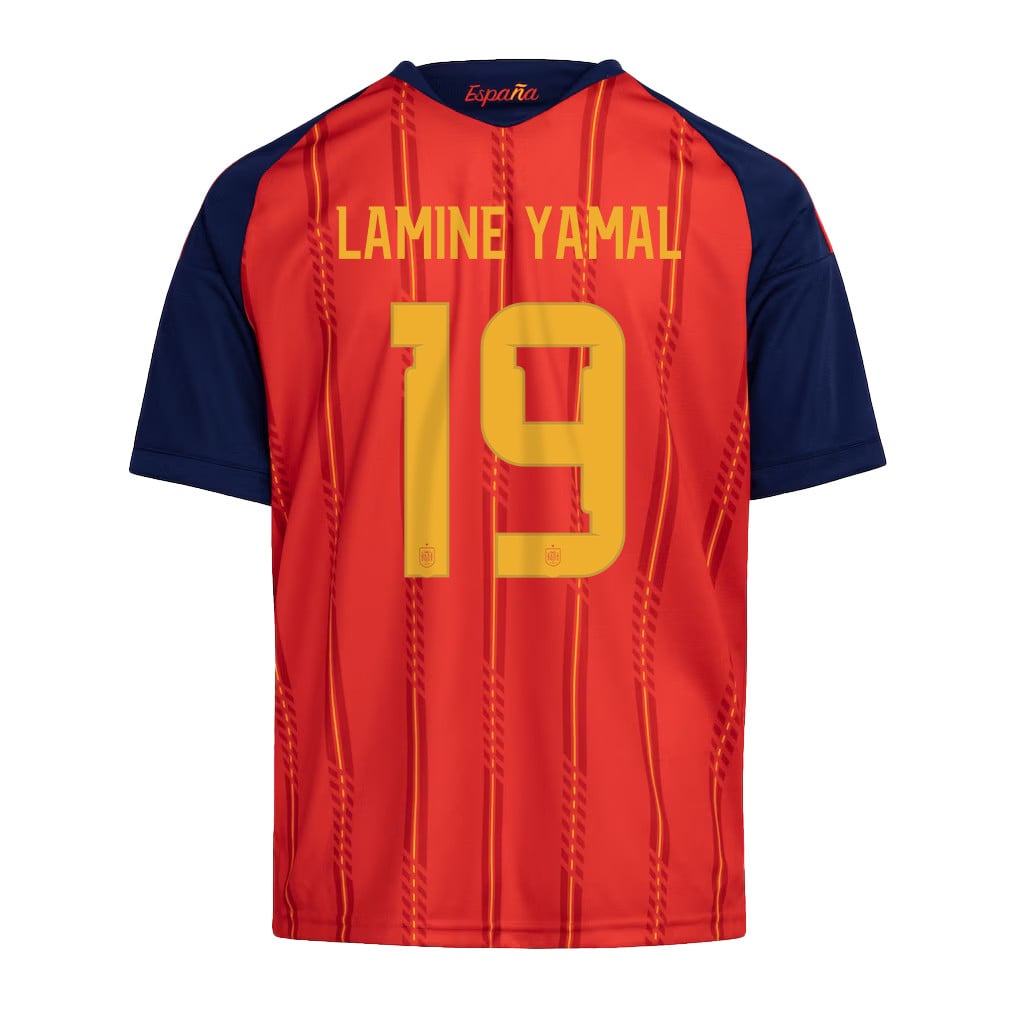 Lamine Yamal 19 Youth Spain National Team 2026 Home Jersey - Red