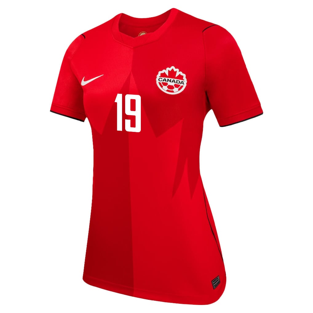 Tiago Coimbra 19 Women's Canada National Team 2026 Home Jersey - Red
