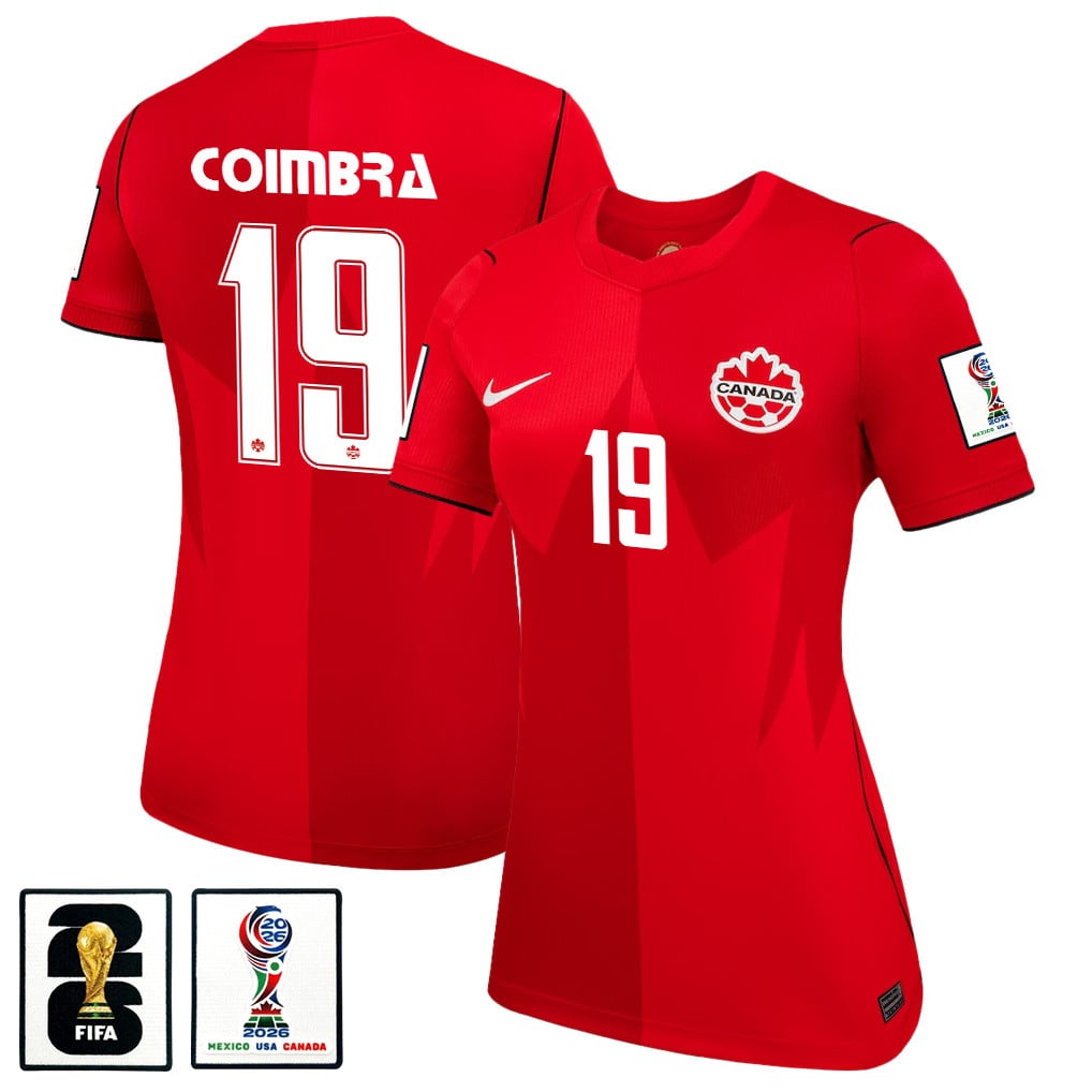 Tiago Coimbra 19 Women's Canada National Team 2026 Home Jersey - Red