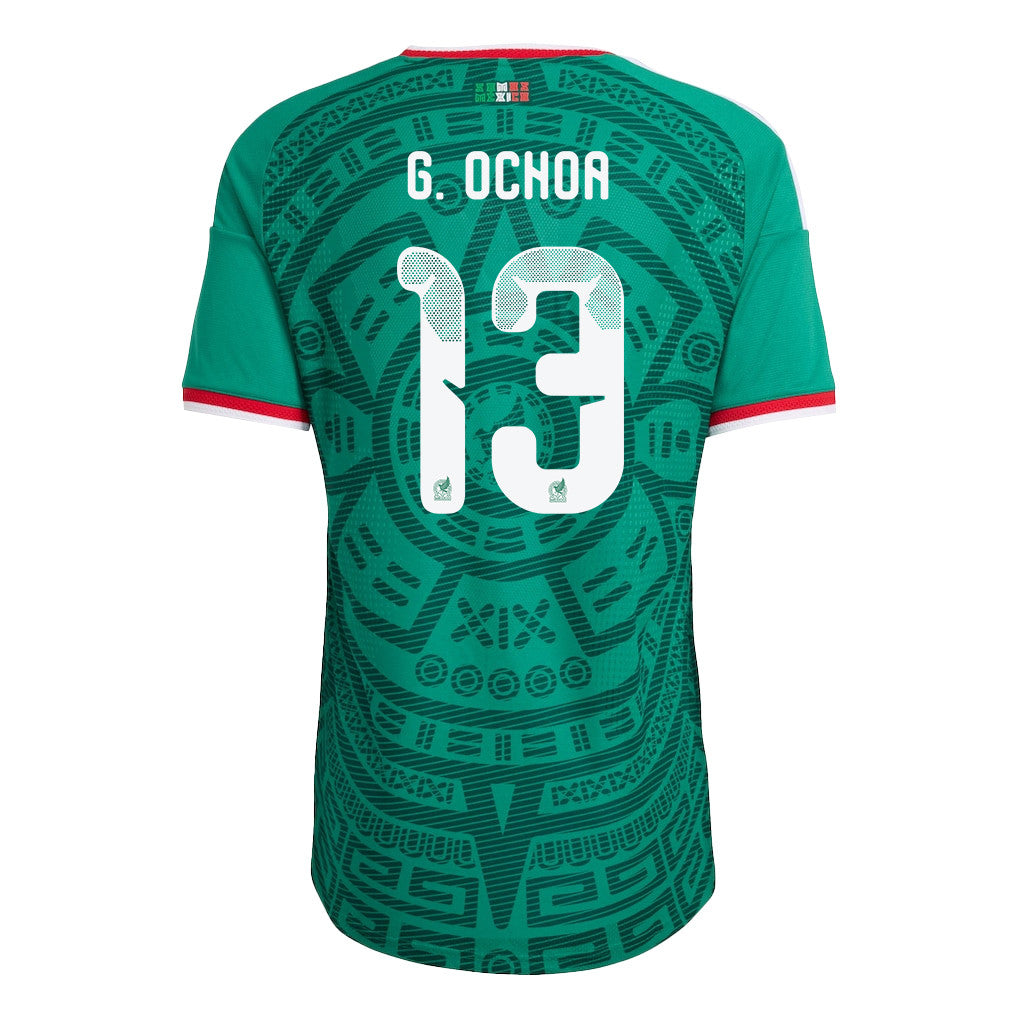 Guillermo Ochoa 13 Mexico National Team 2026 Home Jersey - Green, Men