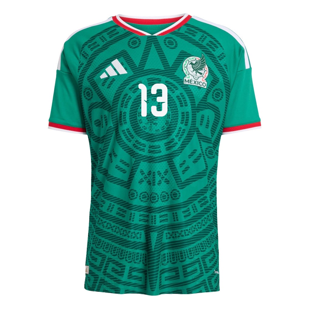 Guillermo Ochoa 13 Mexico National Team 2026 Home Jersey - Green, Men