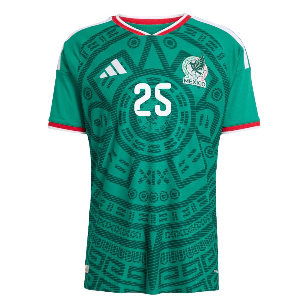 Roberto Alvarado 25 Mexico National Team 2026 Home Jersey - Green, Men