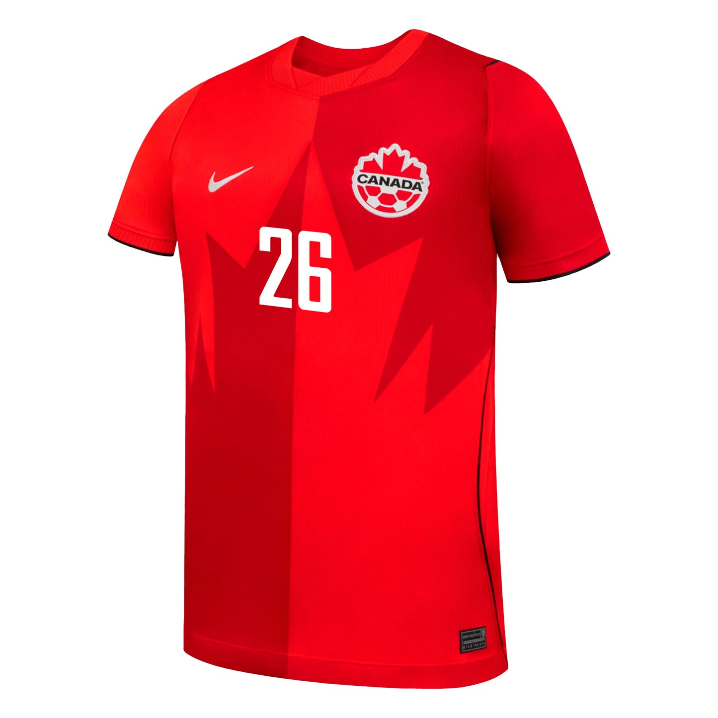 Marcelo Flores 26 Youth Canada National Team 2026 Home Jersey - Red