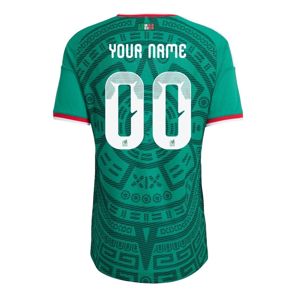 Mexico National Team 2026 Personalized Home Jersey - Green, Men