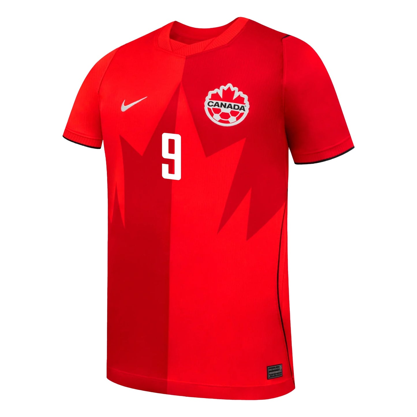 Jacen Russell-Rowe 9 Youth Canada National Team 2026 Home Jersey - Red