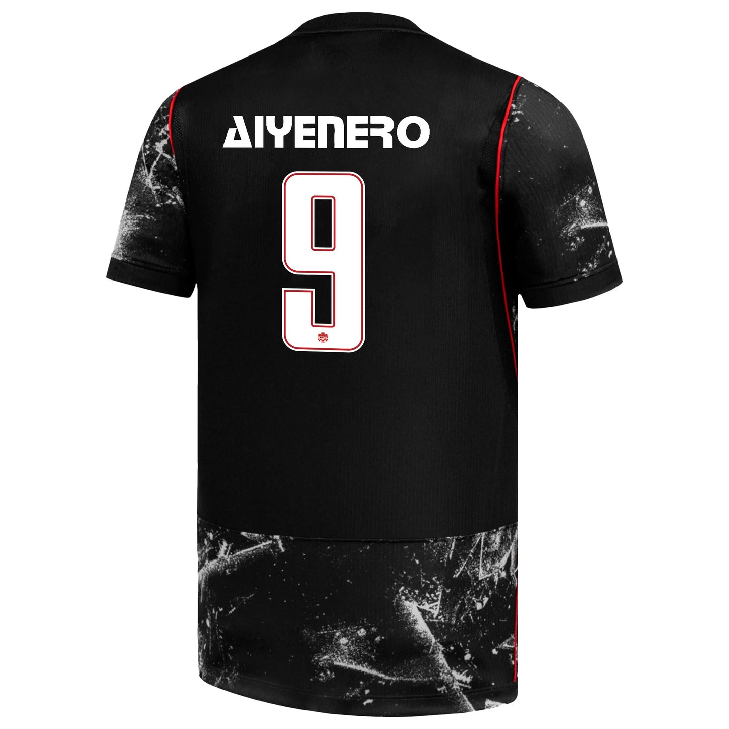 Marius Aiyenero 9 Youth Canada National Team 2026 Away Jersey - Black