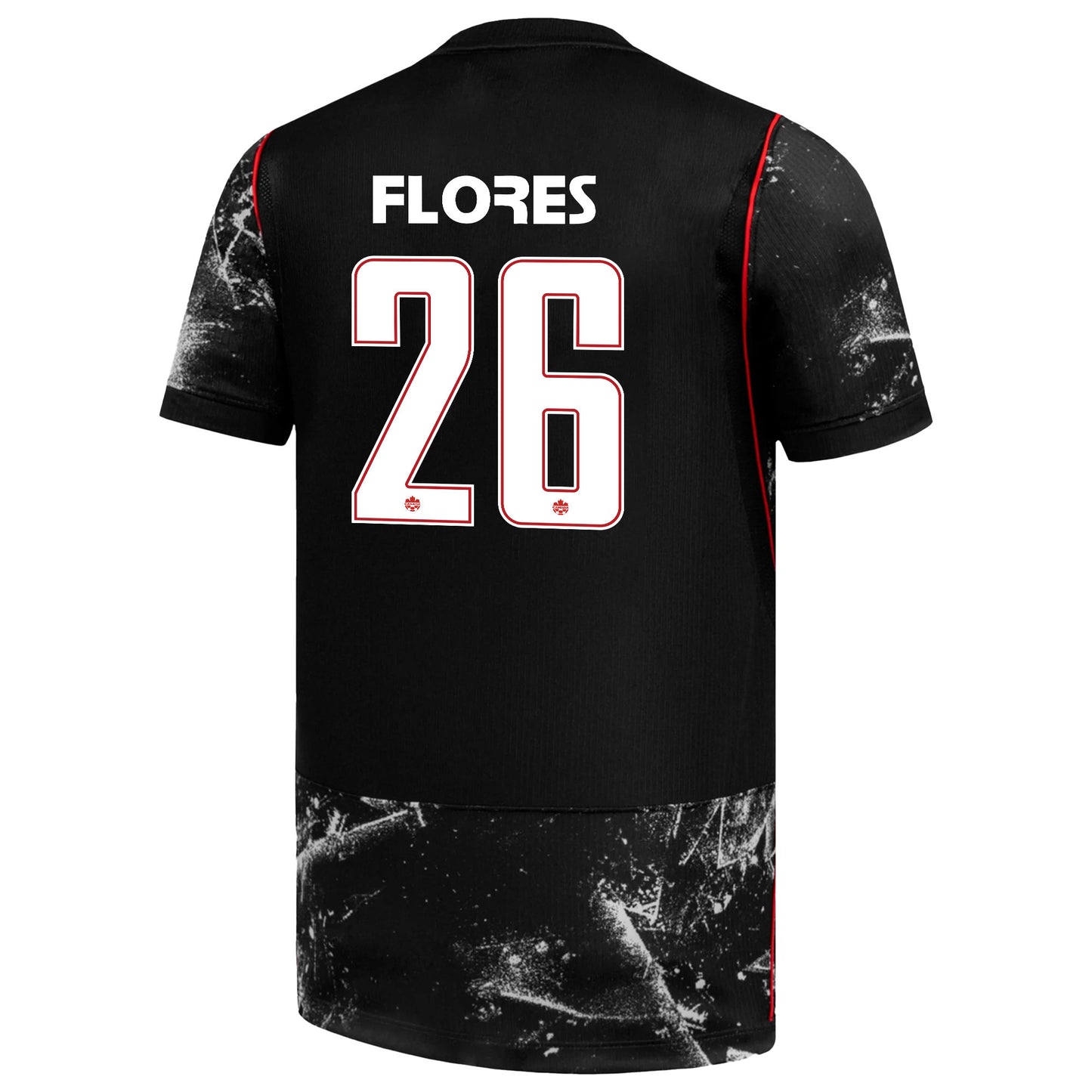 Marcelo Flores 26 Youth Canada National Team 2026 Away Jersey - Black