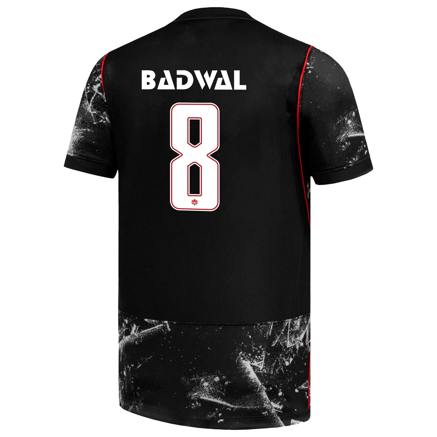 Jeevan Badwal 8 Youth Canada National Team 2026 Away Jersey - Black