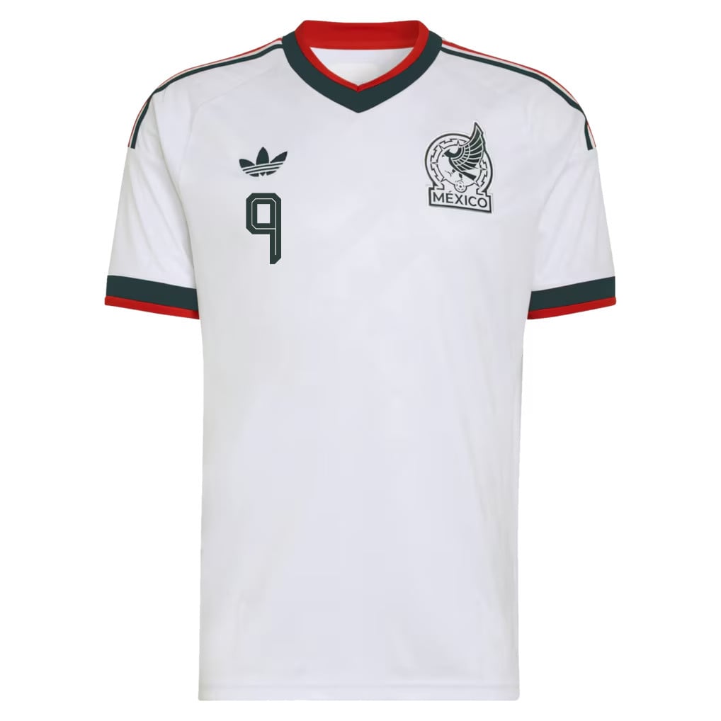 Raúl Jiménez 9 Mexico National Team 2026 Away Jersey - White, Men