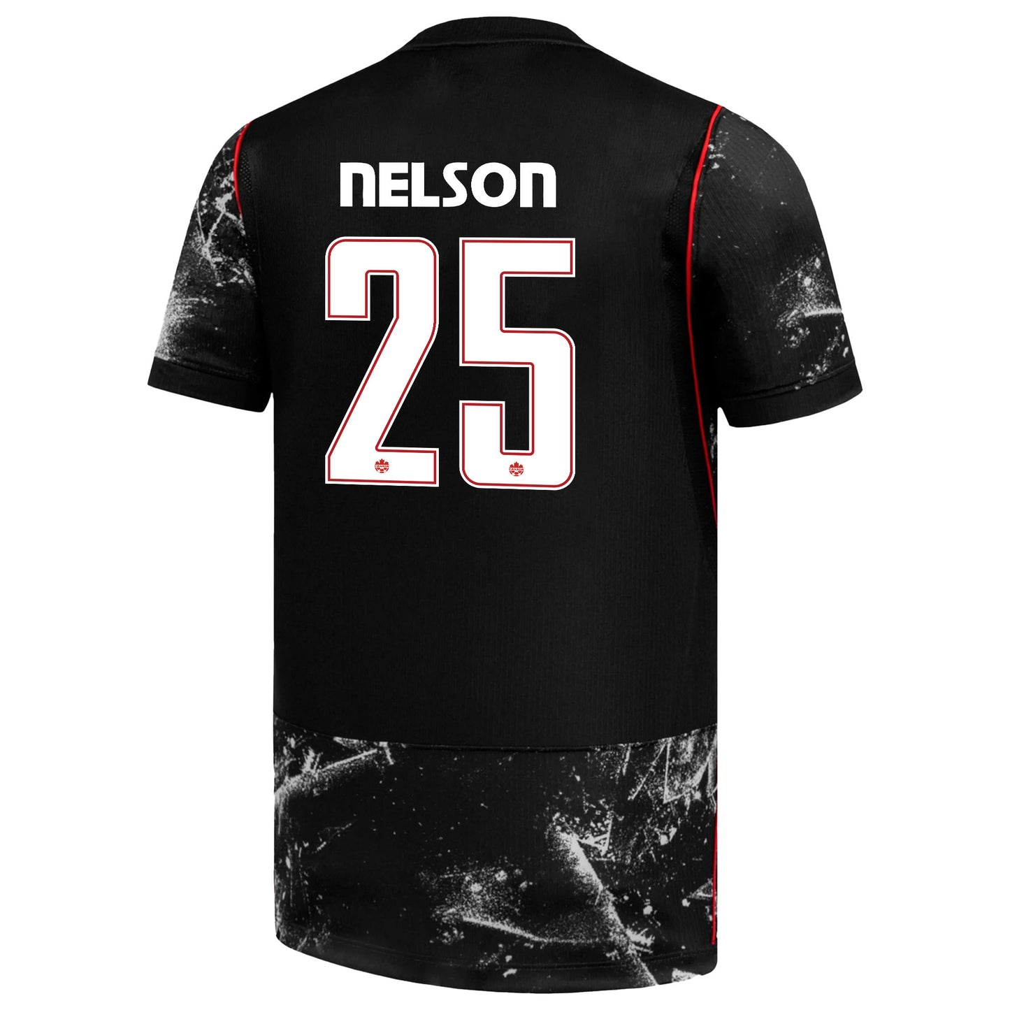 Jayden Nelson 25 Youth Canada National Team 2026 Away Jersey - Black
