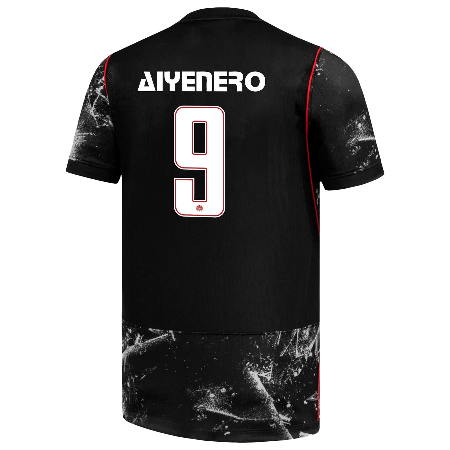 Marius Aiyenero 9 Youth Canada National Team 2026 Away Jersey - Black