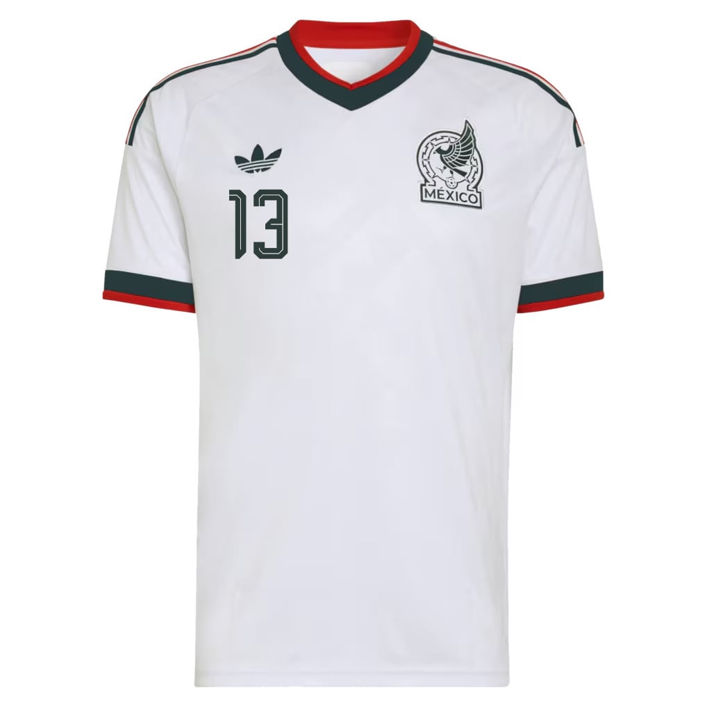 Armando González 13 Mexico National Team 2026 Away Jersey - White, Men