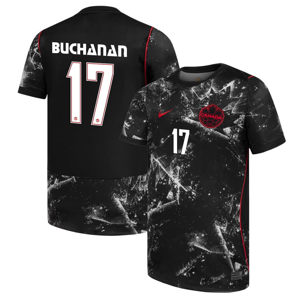 Kadeisha Buchanan 17 Canada National Team 2026 Away Jersey - Black, Men