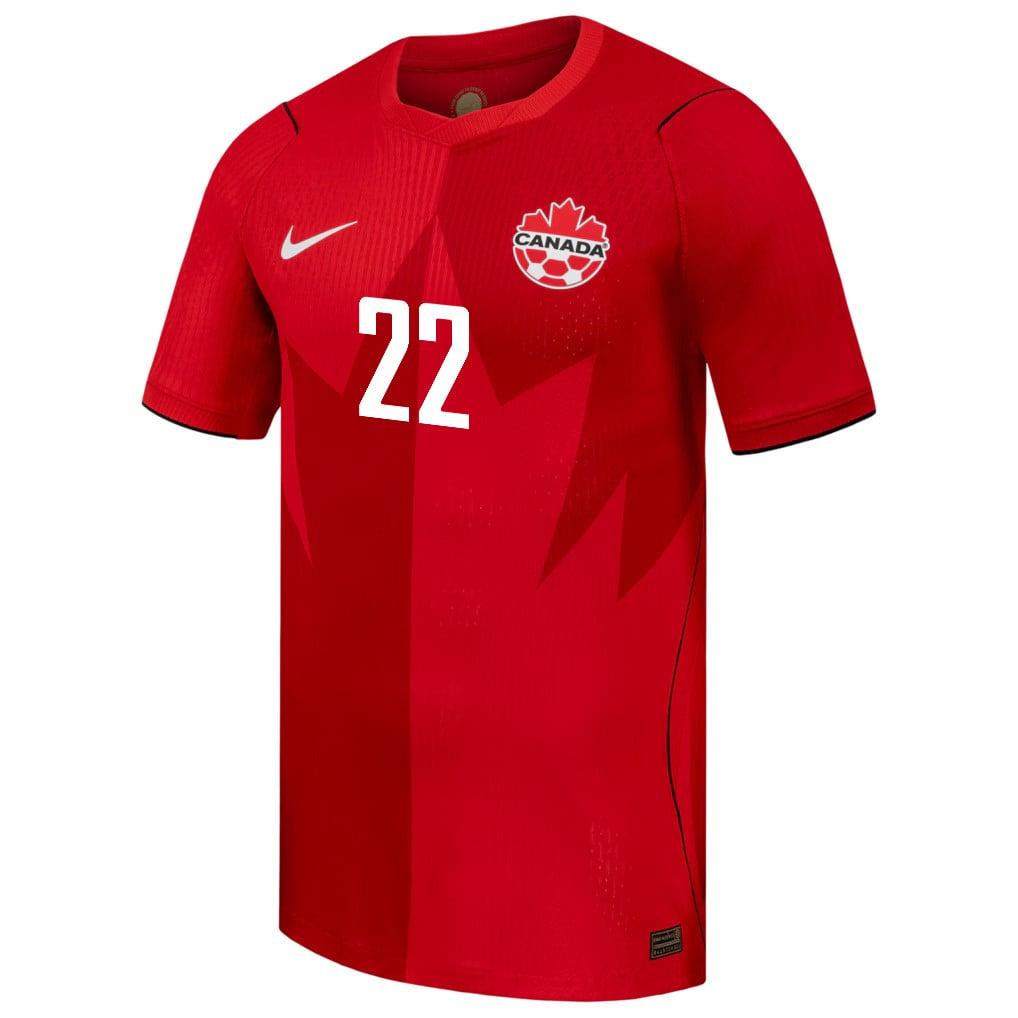 Richie Laryea 22 Canada National Team 2026 Home Jersey - Red, Men