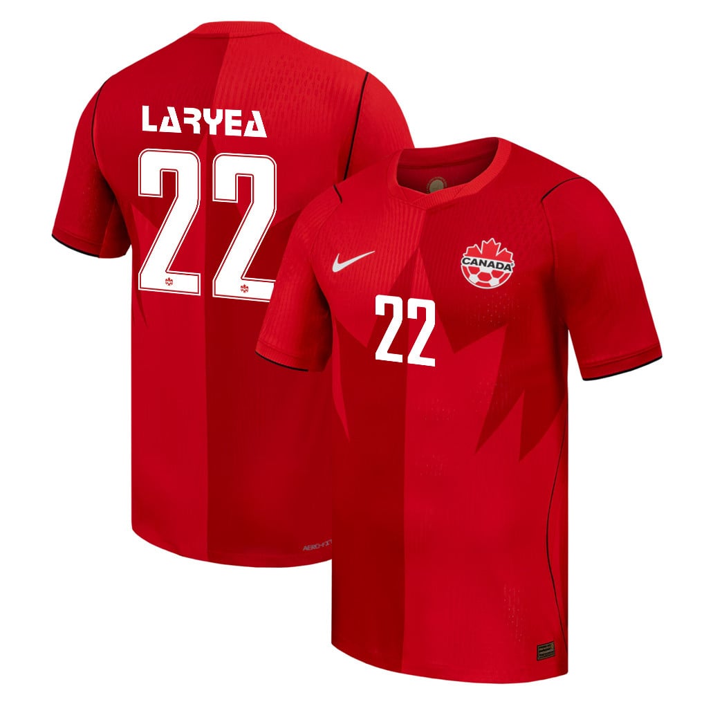 Richie Laryea 22 Canada National Team 2026 Home Jersey - Red, Men