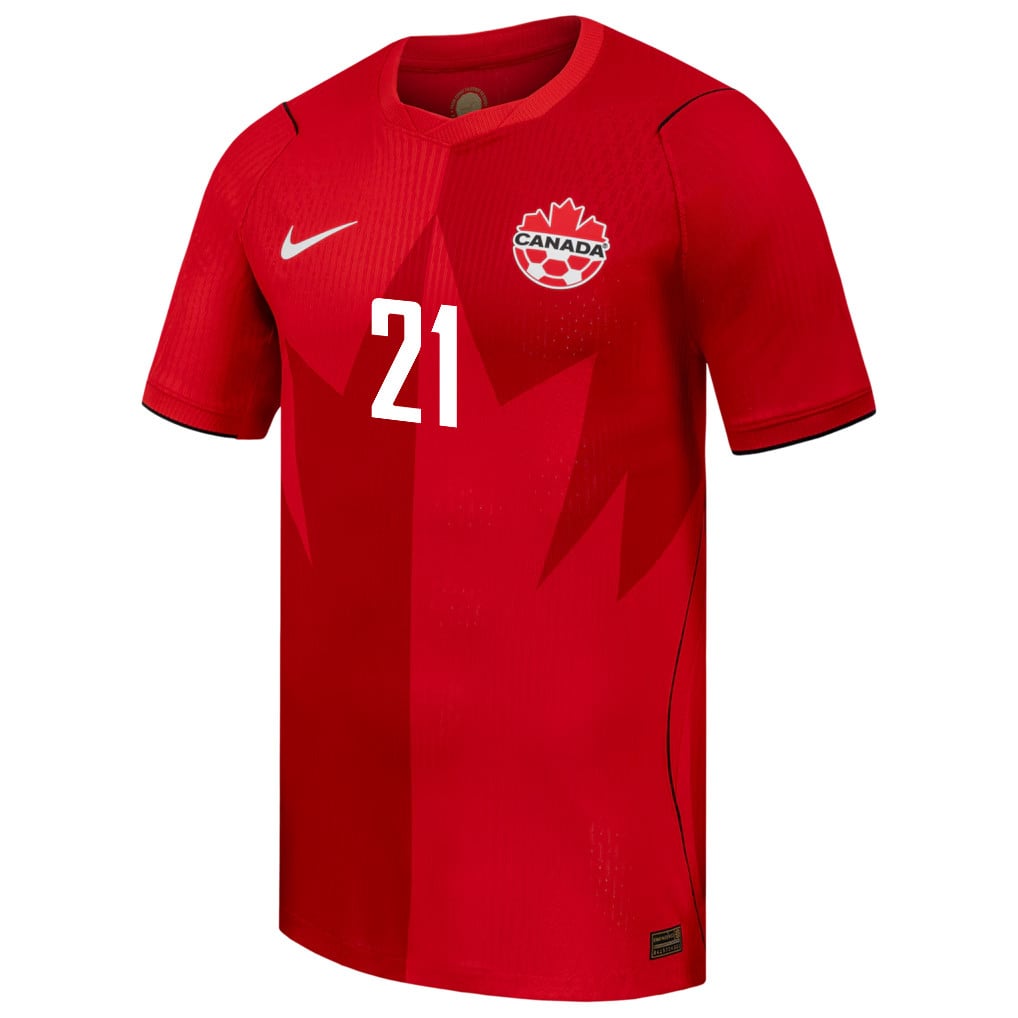 Jonathan Osorio 21 Canada National Team 2026 Home Jersey - Red, Men