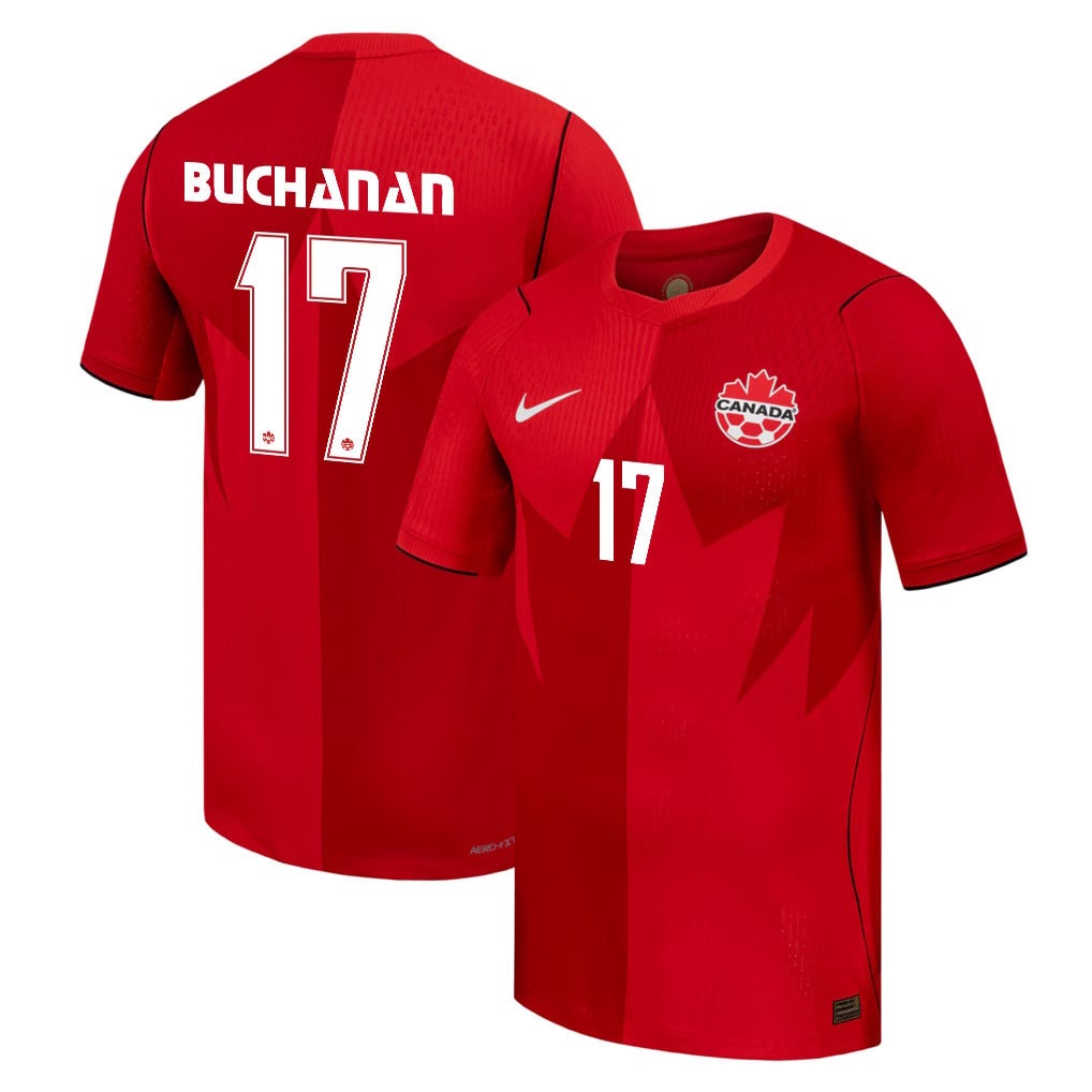 Kadeisha Buchanan 17 Canada National Team 2026 Home Jersey - Red, Men