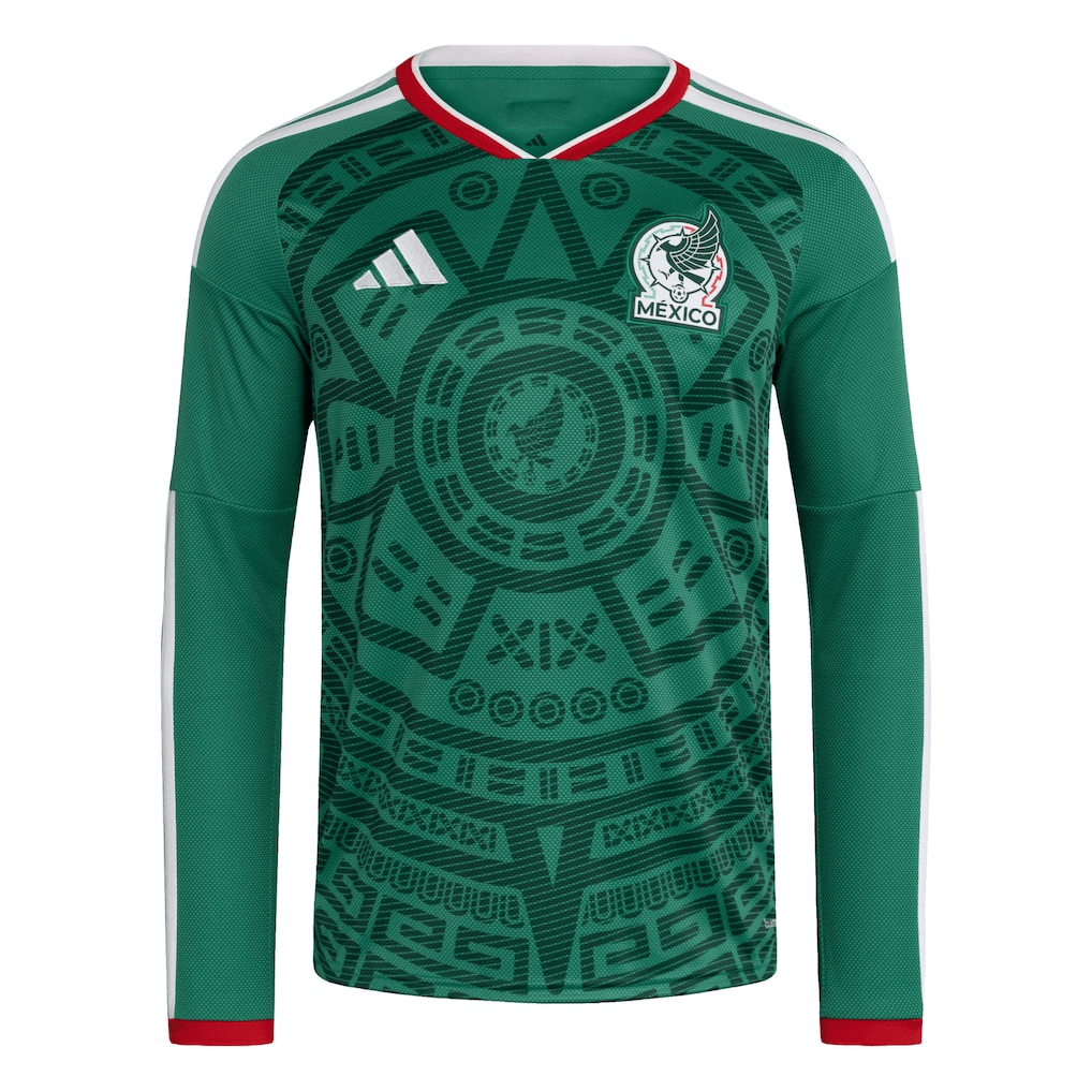 Mexico National Team 2026 Home Long Sleeve Jersey - Green