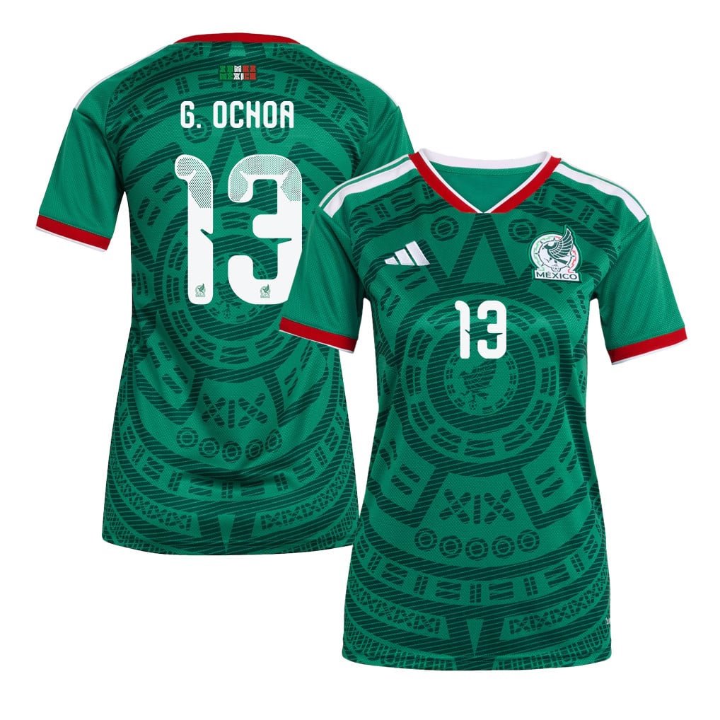 Guillermo Ochoa 13 Women's Mexico National Team 2026 Home Jersey - Green