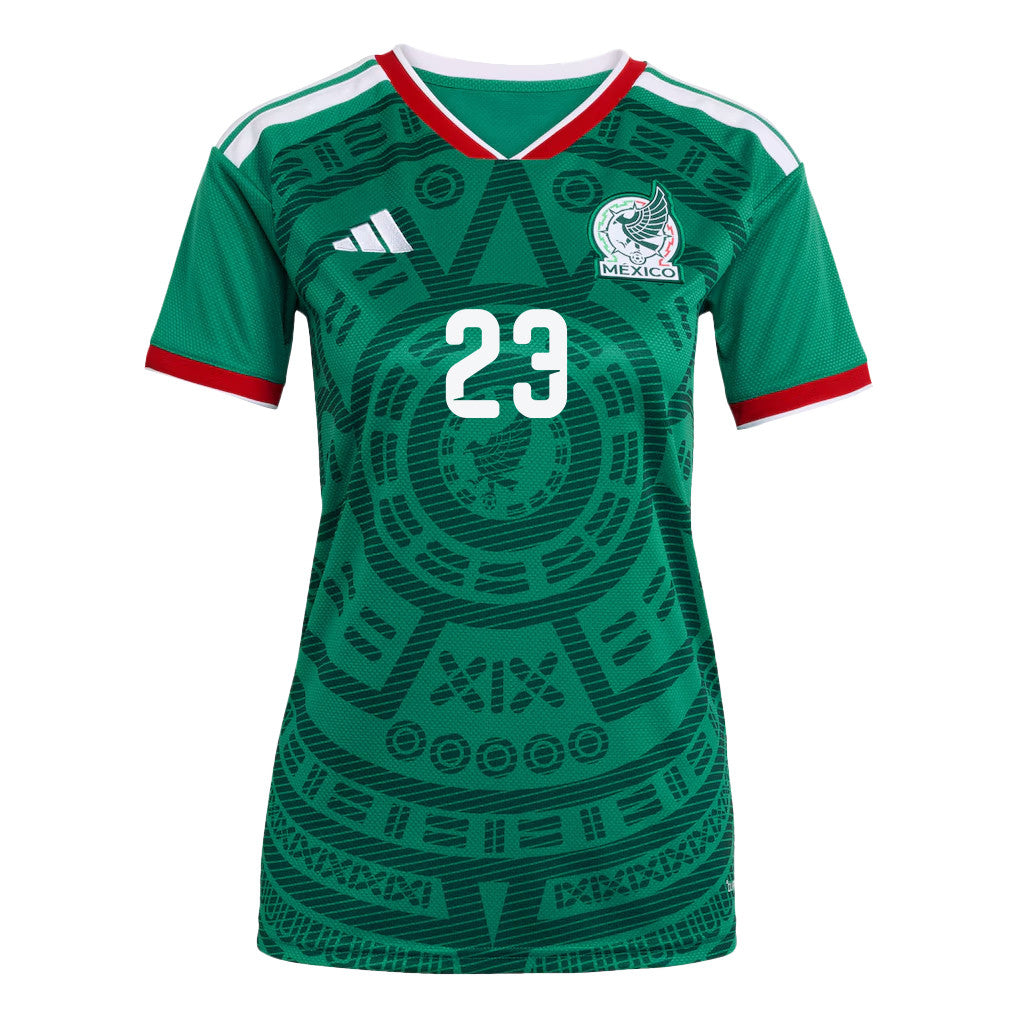 Jesús Gallardo 23 Women's Mexico National Team 2026 Home Jersey - Green