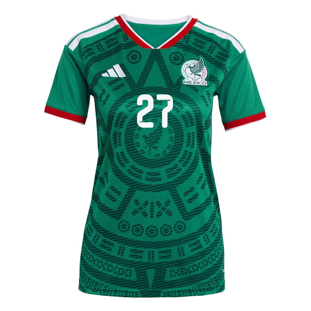 Richard Ledezma 27 Women's Mexico National Team 2026 Home Jersey - Green