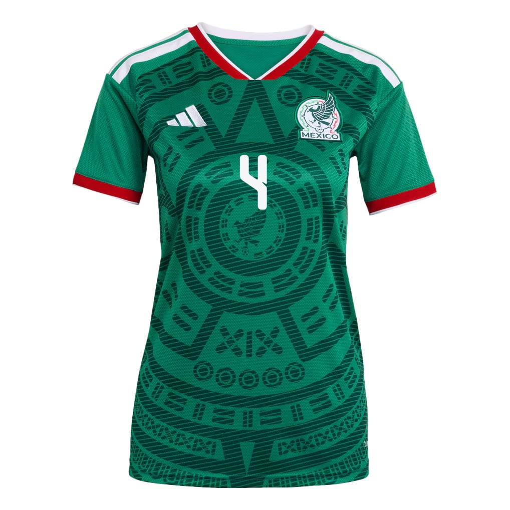 Edson Álvarez 4 Women's Mexico National Team 2026 Home Jersey - Green