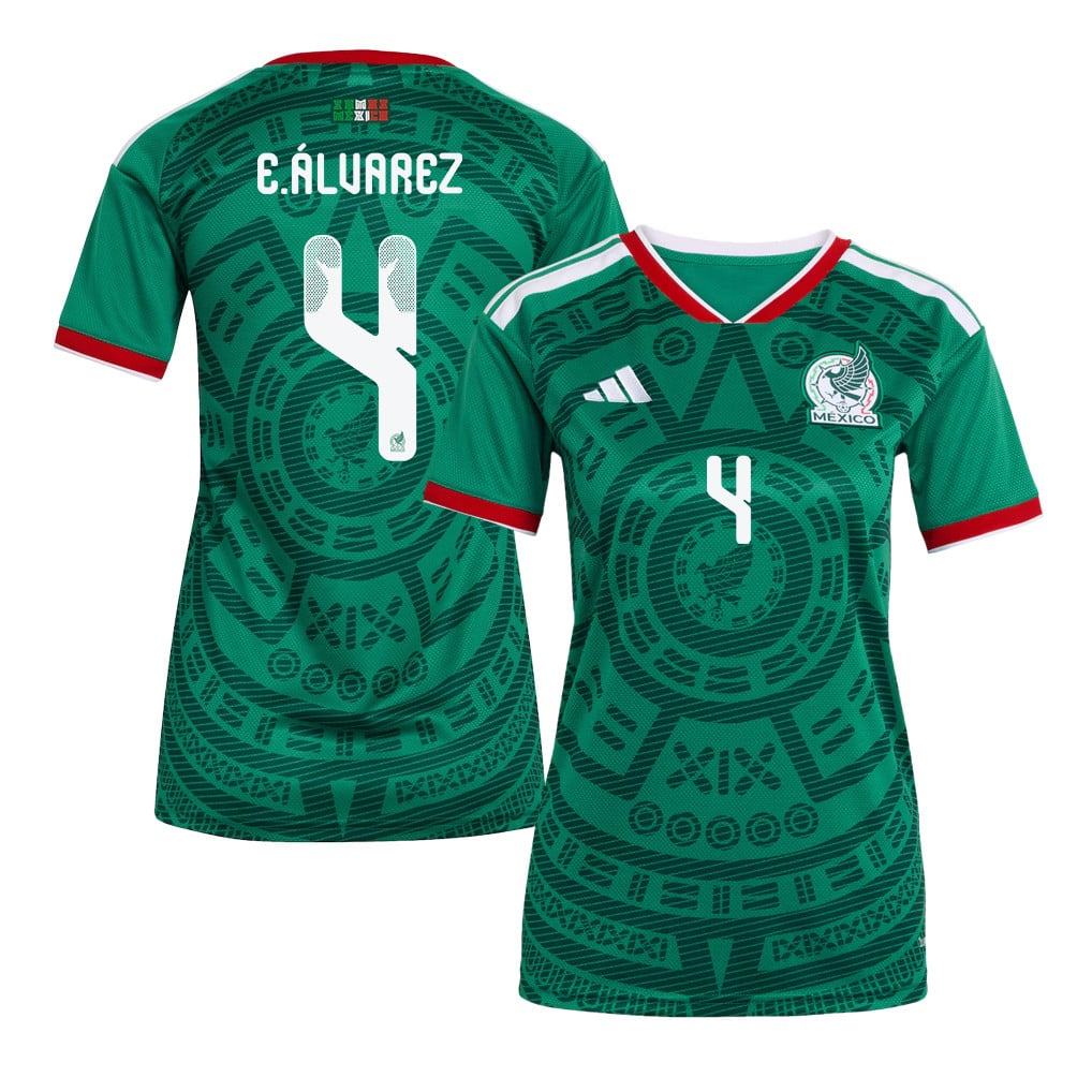 Edson Álvarez 4 Women's Mexico National Team 2026 Home Jersey - Green