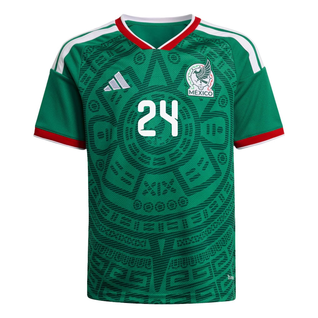 Brian Gutiérrez 24 Youth Mexico National Team 2026 Home Jersey - Green