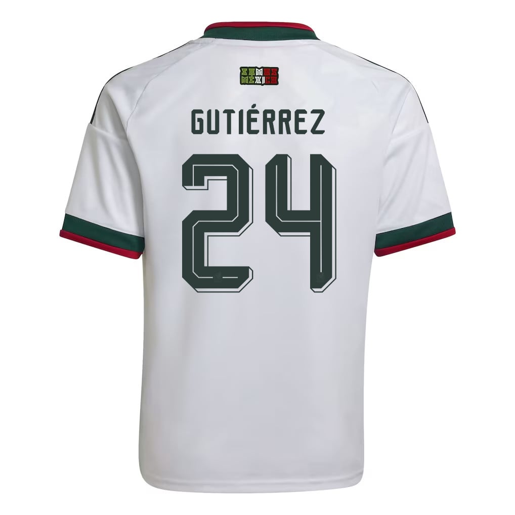 Brian Gutiérrez 24 Youth Mexico National Team 2026 Away Jersey - White