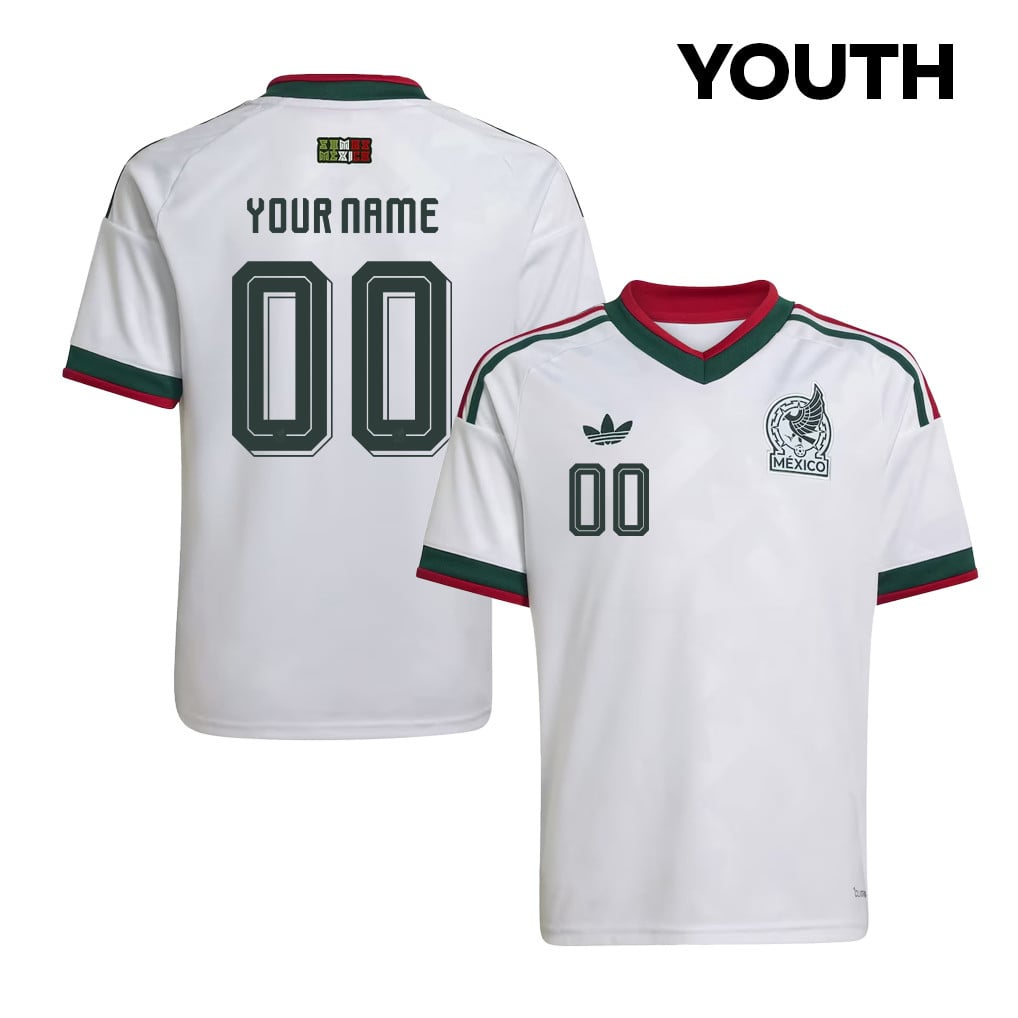 Mexico National Team 2026 Youth Away Jersey - White
