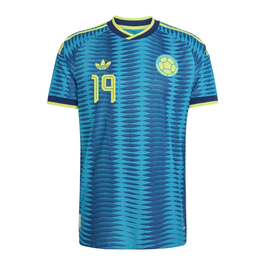 Rafael Borré 19 Colombia National Team 2026 Away Jersey - Turquoise, Men