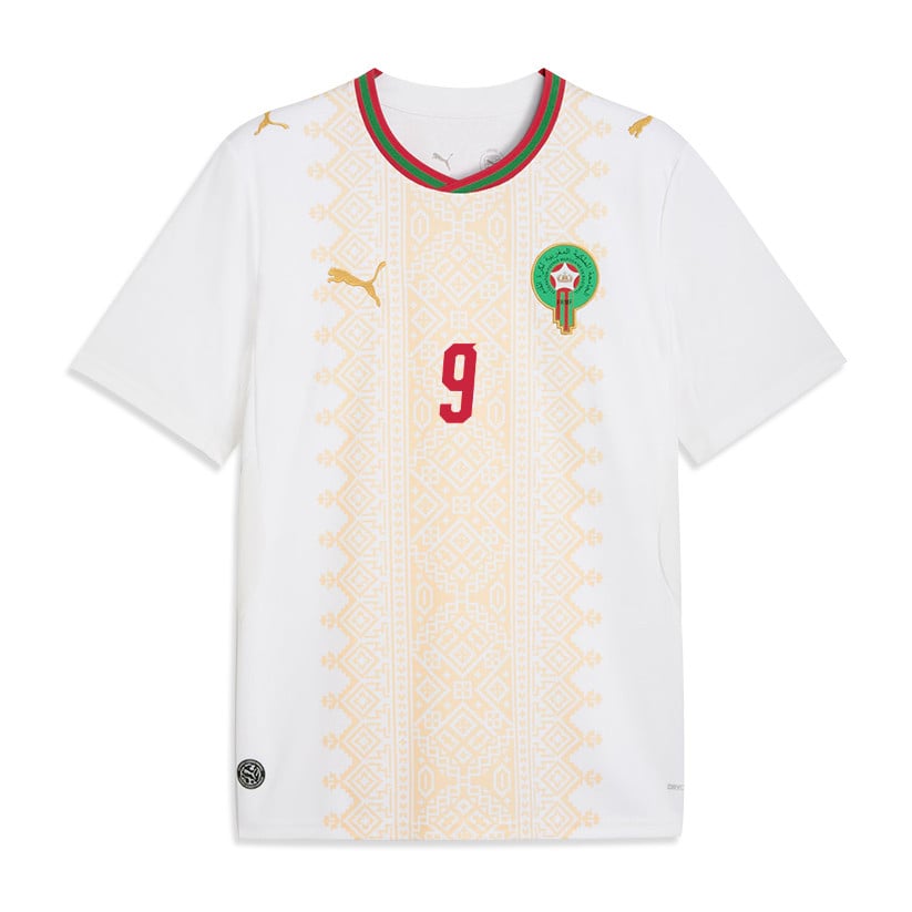 Soufiane Rahimi 9 Morocco National Team 2026 Away Jersey - White, Men