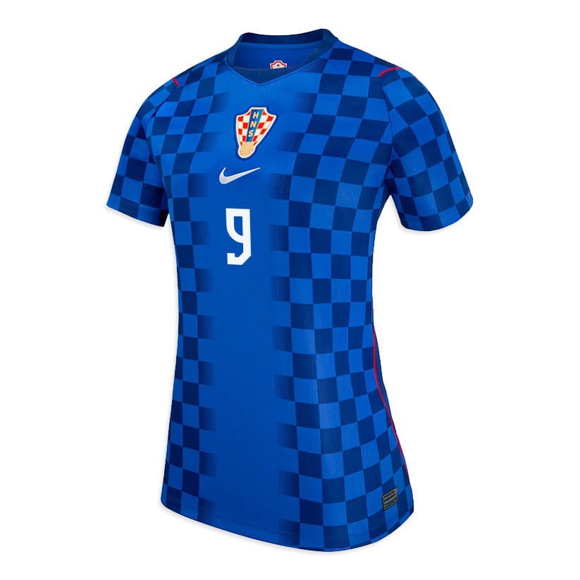 Andrej Kramarić 9 Women's Croatia National Team 2026 Away Jersey - Blue