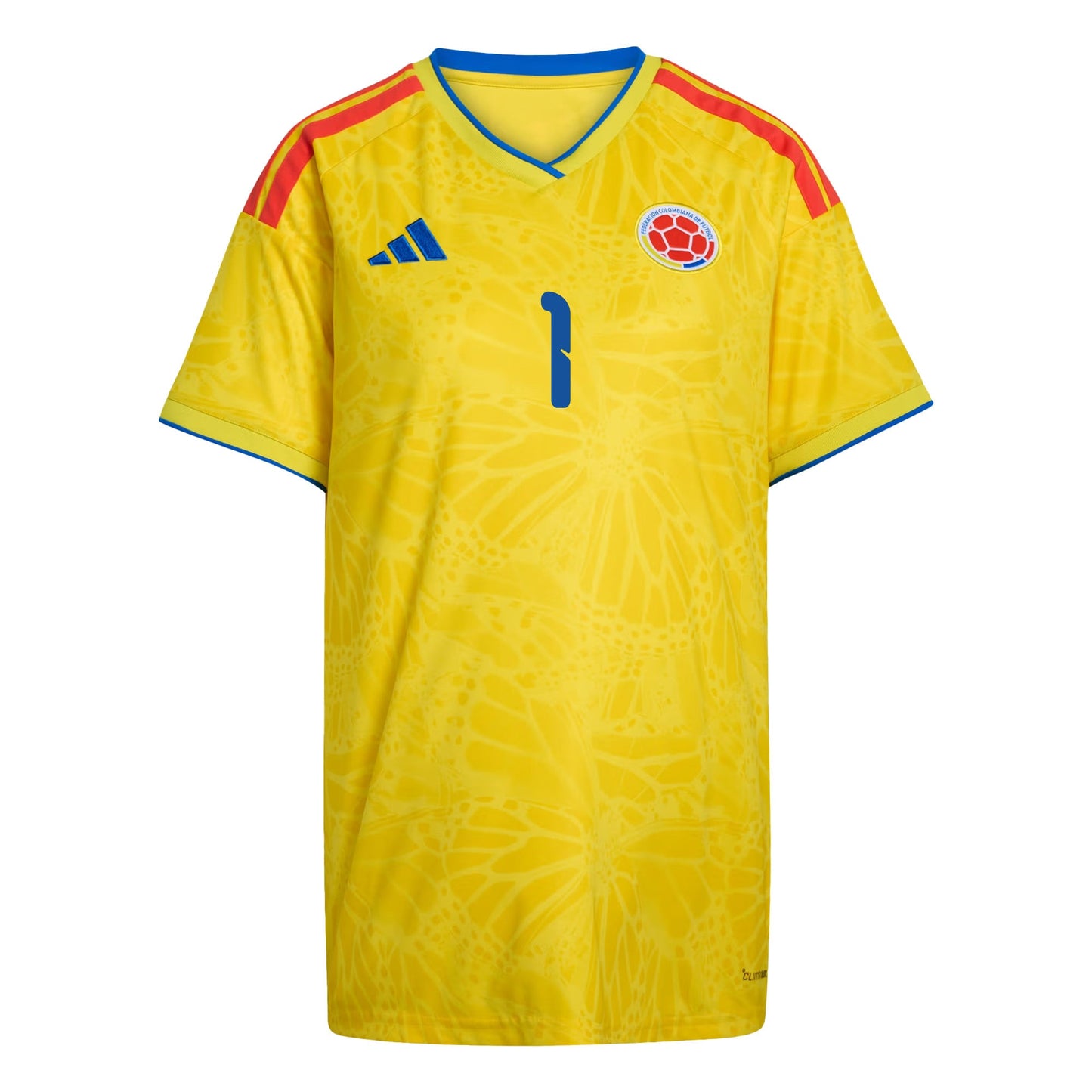David Ospina 1 Women's Colombia National Team 2026 Home Jersey - Yellow