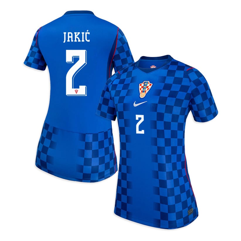 Kristijan Jakić 2 Women's Croatia National Team 2026 Away Jersey - Blue