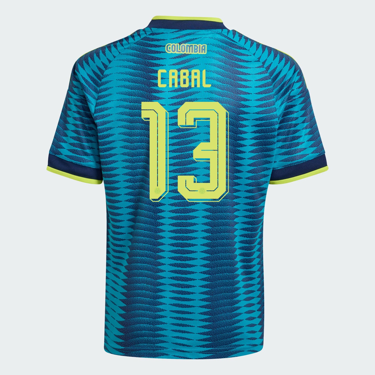Juan Cabal 13 Youth Colombia National Team 2026 Away Jersey - Turquoise