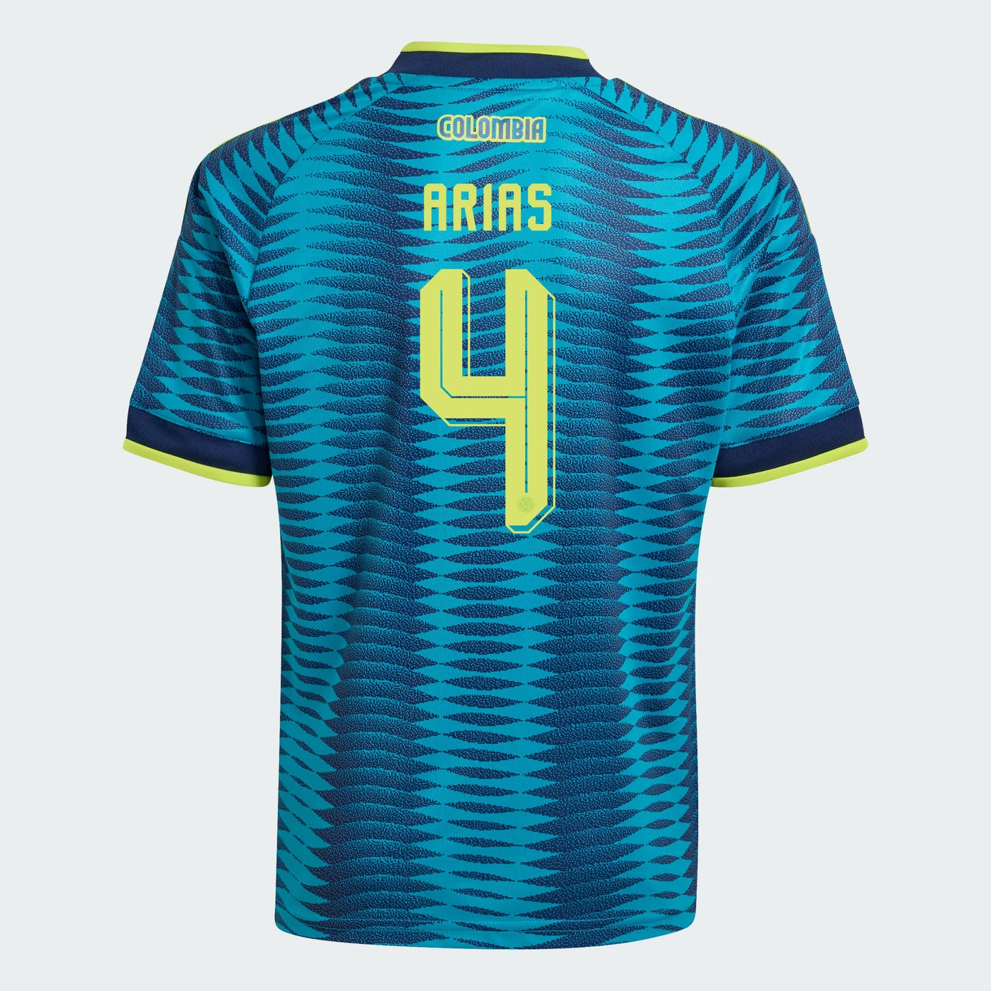 Santiago Arias 4 Youth Colombia National Team 2026 Away Jersey - Turquoise