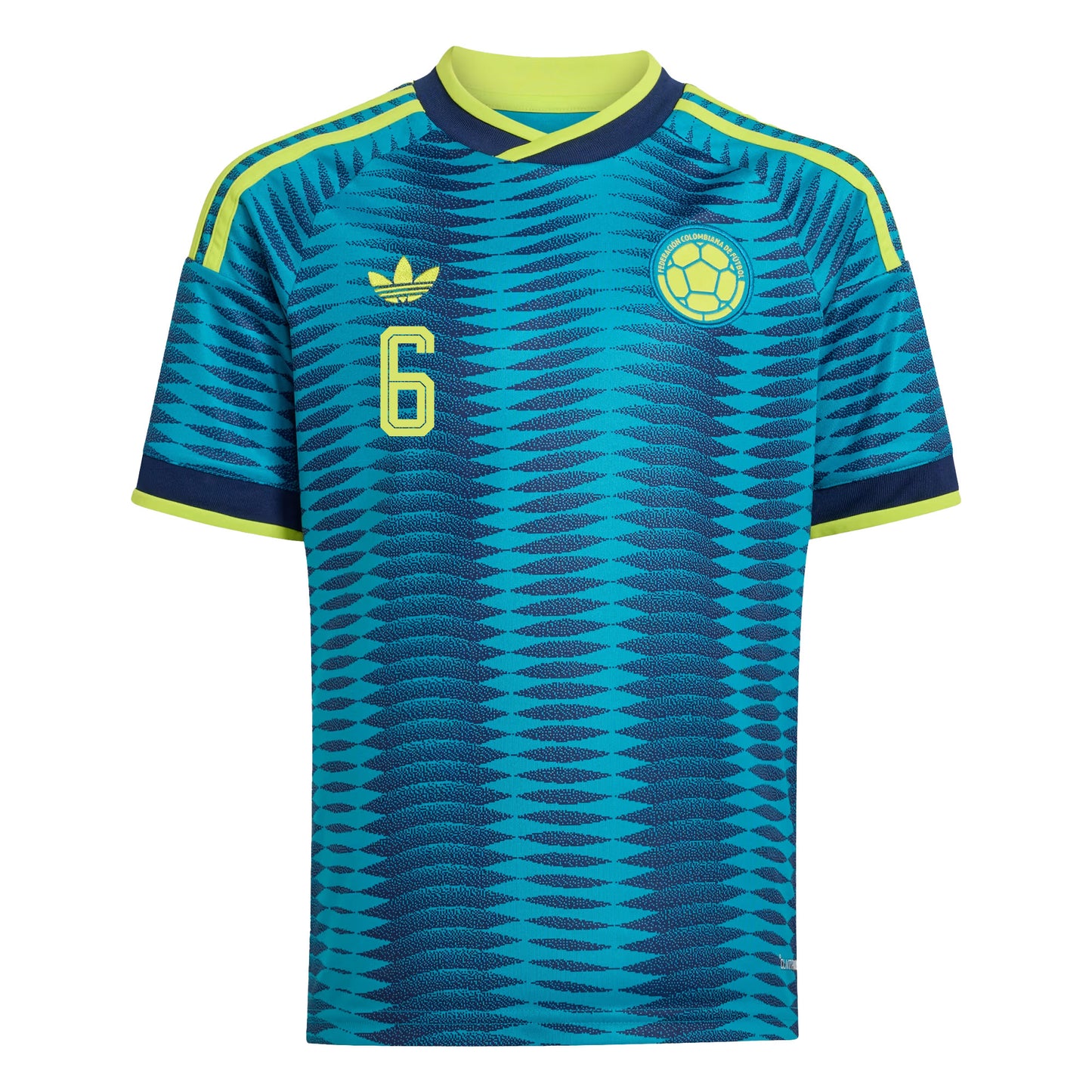 Richard Ríos 6 Youth Colombia National Team 2026 Away Jersey - Turquoise
