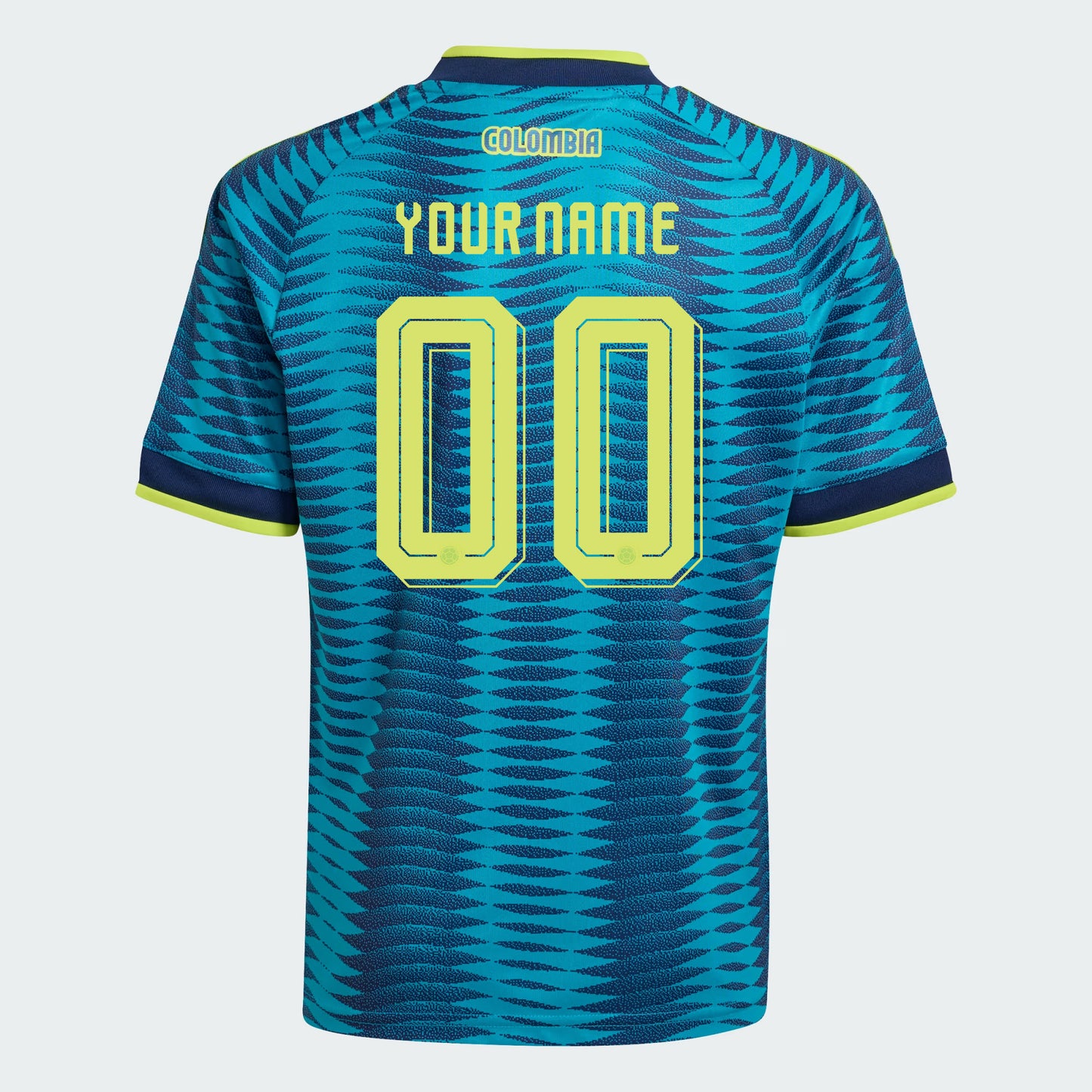 Colombia National Team 2026 Youth Personalized Away Jersey - Turquoise