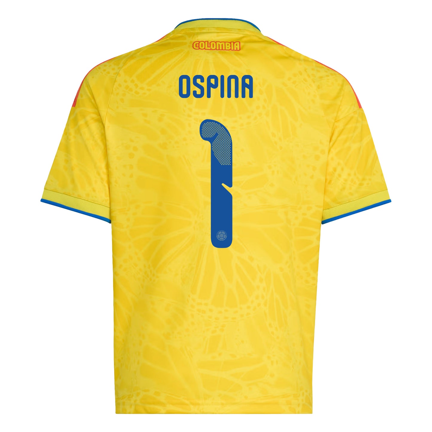 David Ospina 1 Youth Colombia National Team 2026 Home Jersey - Yellow