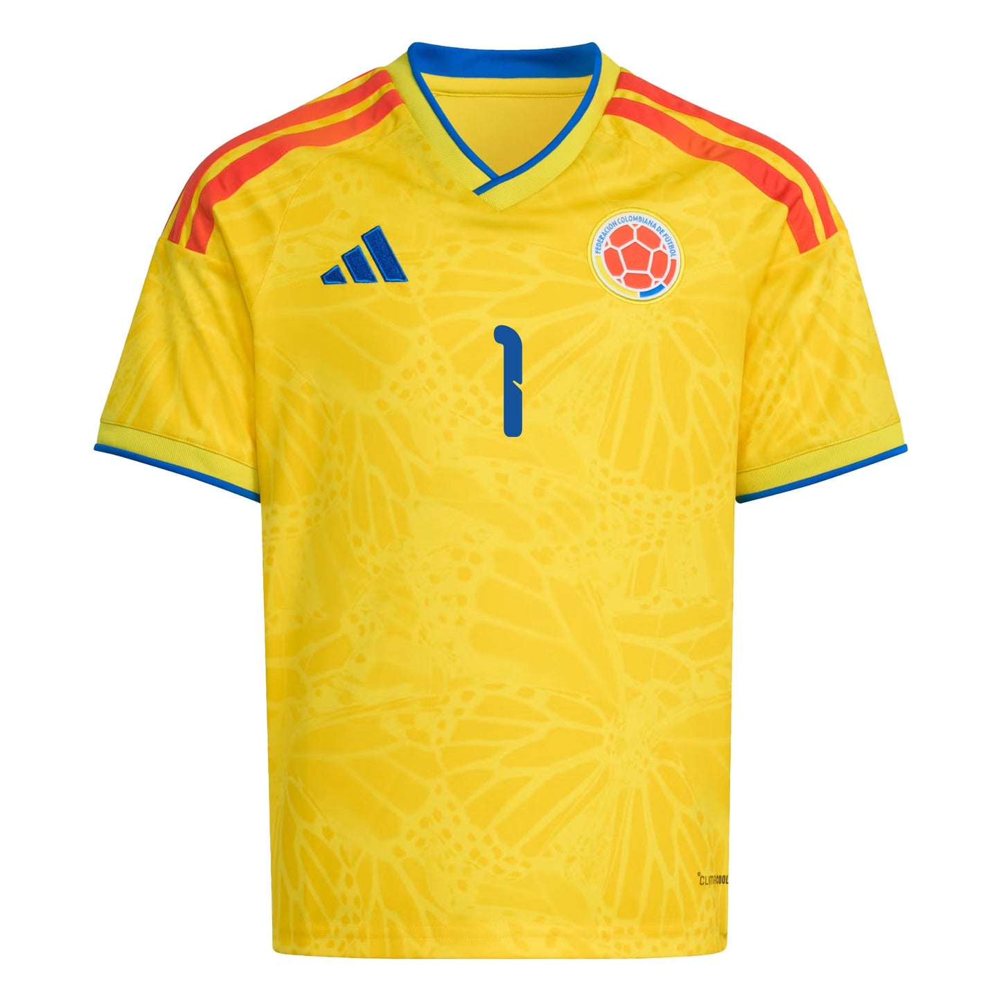 David Ospina 1 Youth Colombia National Team 2026 Home Jersey - Yellow
