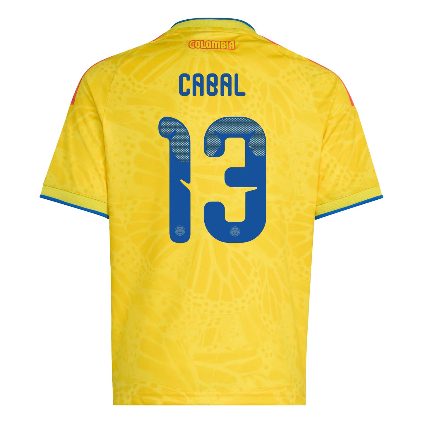 Juan Cabal 13 Youth Colombia National Team 2026 Home Jersey - Yellow