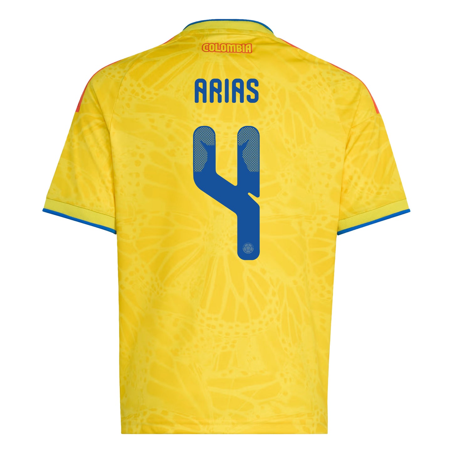 Santiago Arias 4 Youth Colombia National Team 2026 Home Jersey - Yellow