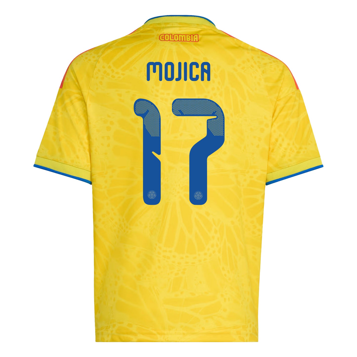 Johan Mojica 17 Youth Colombia National Team 2026 Home Jersey - Yellow