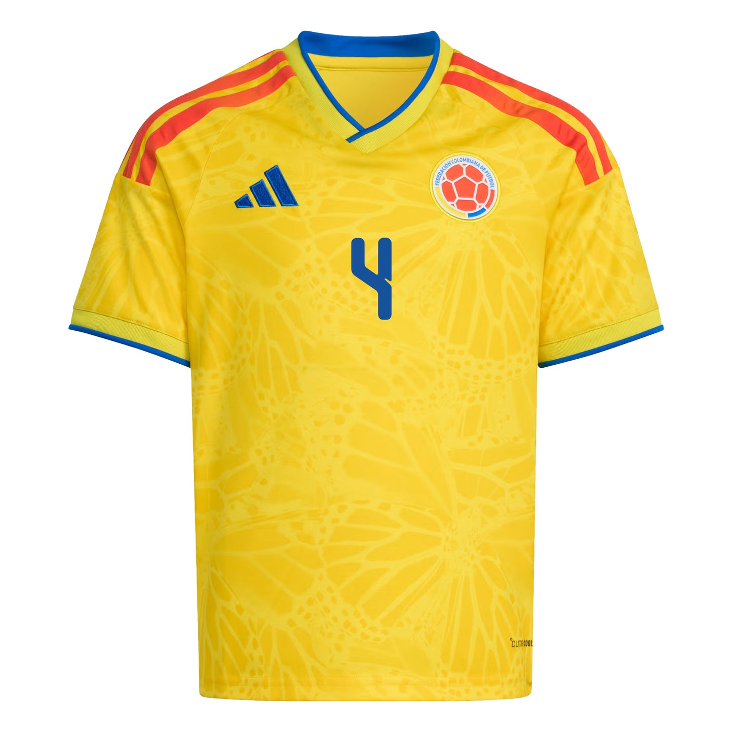 Davinson Sánchez 4 Youth Colombia National Team 2026 Home Jersey - Yellow