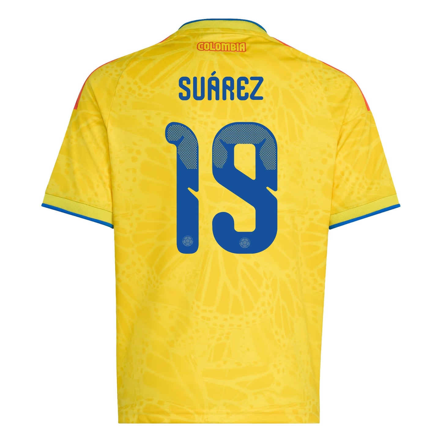 Luis Suárez 19 Youth Colombia National Team 2026 Home Jersey - Yellow