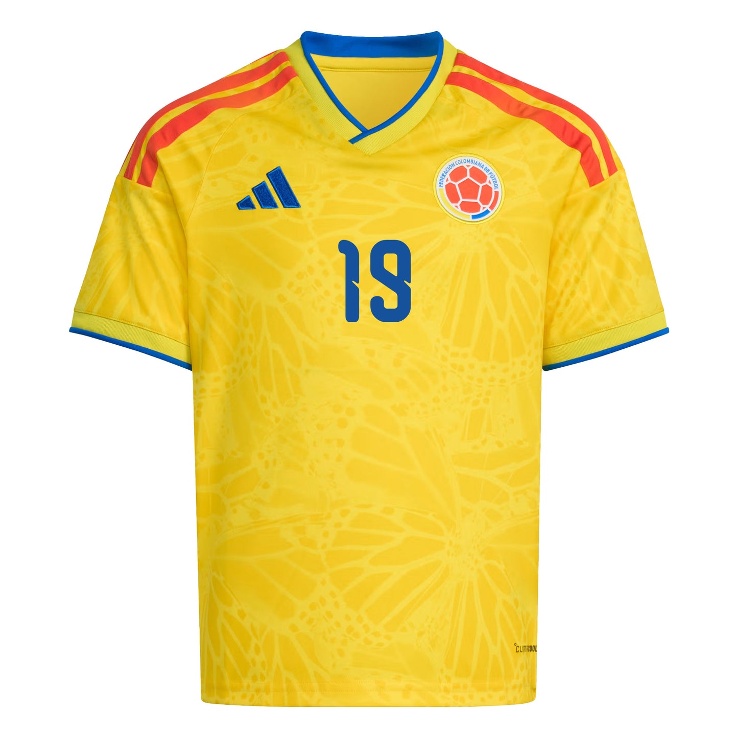 Luis Suárez 19 Youth Colombia National Team 2026 Home Jersey - Yellow