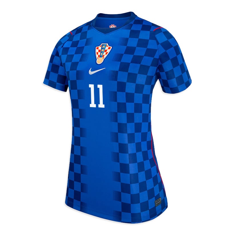 Petar Musa 11 Women's Croatia National Team 2026 Away Jersey - Blue