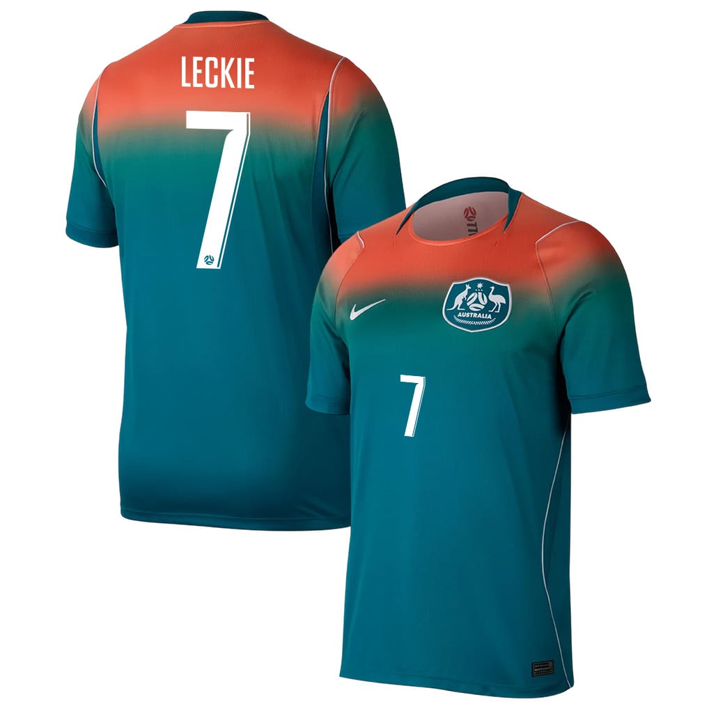 Mathew Leckie 7 Australia National Team 2026 Away Jersey - Teal, Men